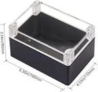 Project Box IP65 Waterproof Junction Box ABS Plastic Black Electrical Boxes DIY - Image 2