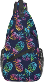 Tropical Fruits Pineapple Sling Bag by Unknown