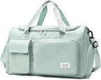 Suruid Travel Duffel Bag with Shoes Compartment Sports Gym Bag with Dry Wet by SURUID
