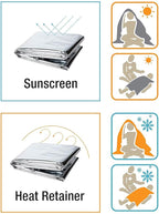 Emergency Mylar Thermal Blankets, Space Blanket Survival kit Camping Blanket - Image 5