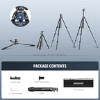 NEEWER LITETRIP LT07 61" Aluminum Travel Tripod - Image 8