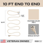Iron Forge Cable Weatherproof 10 Ft Outdoor Extension Cord - Image 7