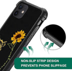 for iPhone 12 Mini Case, Pig Sunflower Yellow Sunshine Pattern Made of Soft - Image 4