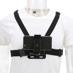 Mobile Phone Chest Mount Harness Strap Holder Outdoor Live Mobile Phone Chest by Yoidesu