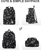 VASCHY Backpack for School, Lightweight Water Resistant Bookbag Casual Daypack - Image 6