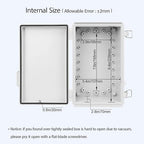 LeMotech Electrical Box, IP67 Waterproof Hinged Cover Stainless Steel Latch - Image 5