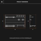 Hold Up Displays Gun Wall Mount Display, Modular Tactical Wall - Image 6