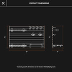 Hold Up Displays Gun Wall Mount Display, Modular Tactical Wall - Image 6
