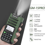 BAOFENG GM-15 Pro GMRS Radio 8W NOAA Weather Receiver Radio, GMRS Repeater - Image 2