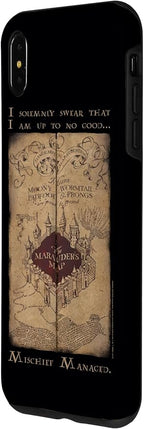 iPhone XS Max Harry Potter Marauder's Map Words Case - Image 2