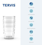 Tervis Clear & Colorful Tabletop 10oz Made in USA Double Walled Insulated - Image 3