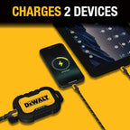 DEWALT Heavy Duty Portable Charger, Power Bank, Travel Worksite 10, 000 mAh - Image 6