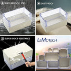 LeMotech ABS Plastic Junction Box Dustproof Waterproof IP65 Electrical - Image 7