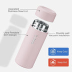 【Upgraded】Exllena Small Insulated Water Bottle 8 oz/250ml– Mini Insulated Water - Image 3