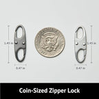 zelin Anti Theft Zipper Clips Double Opening Small Carabiner Clips, Commuting - Image 2