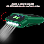 Mudder LED Clip on Cap Lights USB Rechargeable Cap Flashlight Clip Waterproof - Image 4