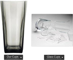 ALIMOTA 20-Ounce Reusable Drinking Glasses, Shatterproof Acrylic Glasses - Image 4