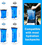 WRELS 1L/1.5L/2L/3L BPA Free Hydration Bladder, Leakproof TPU Water Bladder - Image 7