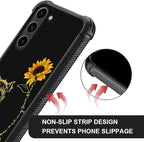 for Samsung Galaxy S23 Plus Case, Pig Sunflower Yellow Sunshine Pattern Graphic - Image 5
