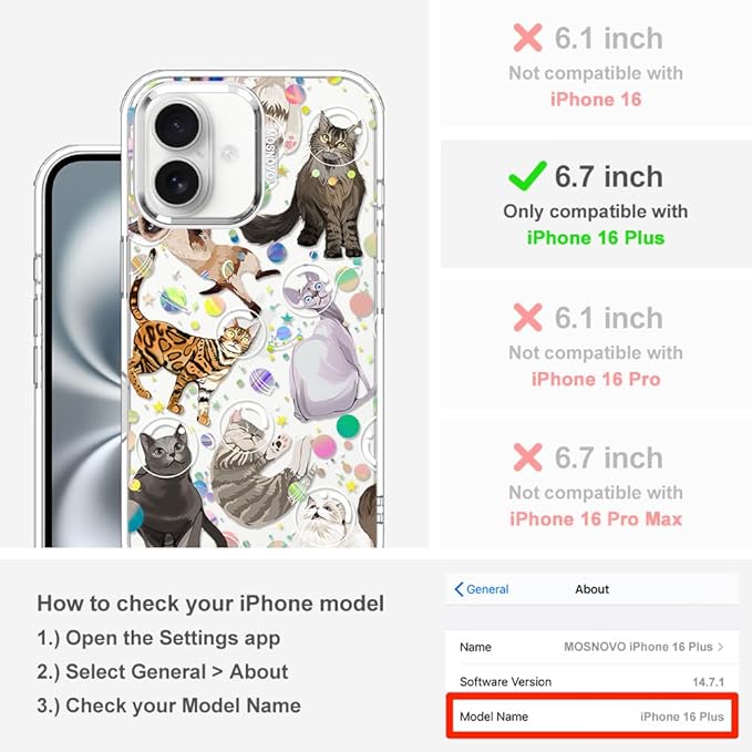 MOSNOVO Case for iPhone 16 - Image 2