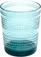 Beaded 15.6 oz Durable Acrylic Double Old Fashioned Drinking Glasses, - Image 2