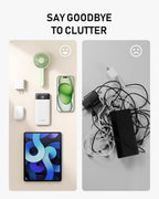 charmast Portable Charger with Built in Cables, 10000mAh Slim Power Bank - Image 3