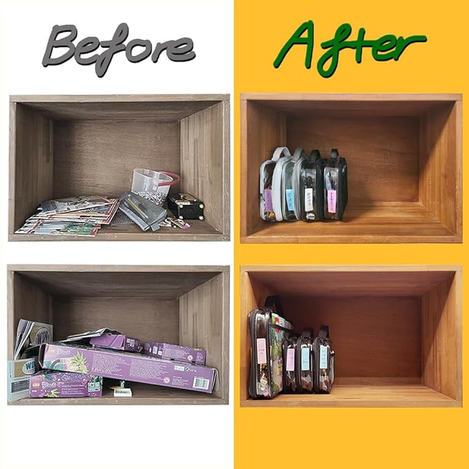 holay 4 Packs Large PVC Toy Storage Organizer - Image 2