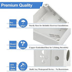 Plastic Junction Box, Nineleaf IP67 Plastic Electrical Project Case, Waterproof - Image 3