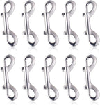Swivel Snap Hooks, Lucky Goddness 10pcs Metal Heavy Duty Square Eye Clasp by LuckyGoddness