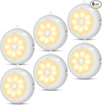 Reoshine Under Cabinet Lighting, LED Puck Lights AA Battery Operated, Closet by ReoshineGreatLightYouNeed