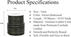 GENIQUE Real/Genuine Round Leather String Cord - Image 3