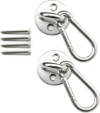 heyous 2 Set M8 Suspension Ceiling Wall Mount U Hook Anchor Hanger Stainless by heyous