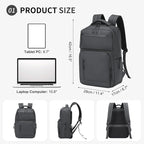 Waterproof Laptop Backpack for Men & Women, Flight Approved Anti-Theft Daypack - Image 3