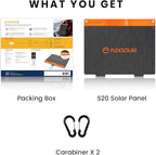 20W Small Solar Panel Charger 5V USB-A USB-C Foldable Portable Lightweight ETFE - Image 9
