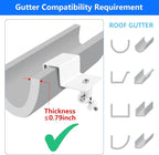 2Pack Gutter Mount Compatible - Image 4