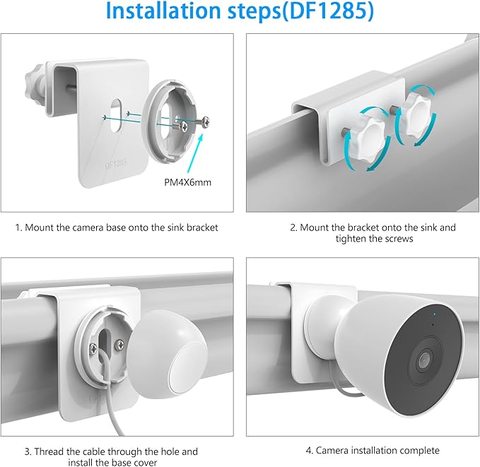 Gutter Mount for Google Nest Cam Outdoor, Security Camera Mounting Bracket No - Image 5