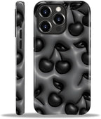 for iPhone 11 Pro Case, HL2 Cute Cool Cherry Black Hybrid 2 Layer Hard Shell by Unknown