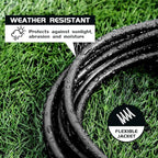 Indoor Outdoor Extension Cord Weatherproof, UL Certified, 14 Gauge 10FT Black 3 - Image 3