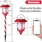 Dynaming 6 Pack Christmas Solar Flame Garden Lights Outdoor, Dual Use - Image 2