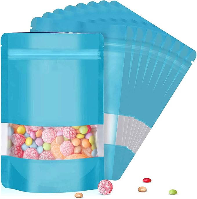 5.5"x7.8" 120pcs Mylar Bags for Food Storage, Smell Proof Bag by ODDIER