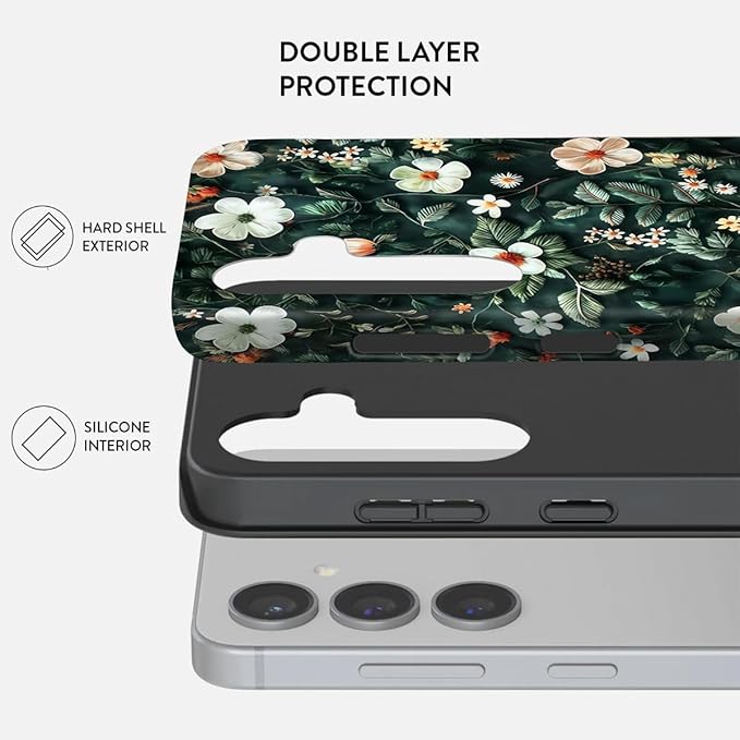 Compatible for Samsung Galaxy S25 Ultra 5G Case, Dual Layer Heavy Duty 2 in 1 - Image 2