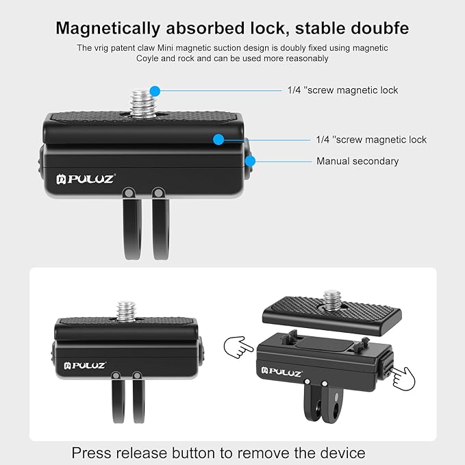 PULUZ Magnetic Quick Release Mount - Image 2