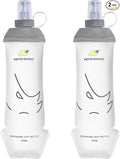 N NEVO RHINO 2PCS Soft Flask, 17oz/500ml TPU Running Water Bottle by NNEVORHINO