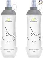 N NEVO RHINO 2PCS Soft Flask, 17oz/500ml TPU Running Water Bottle by NNEVORHINO