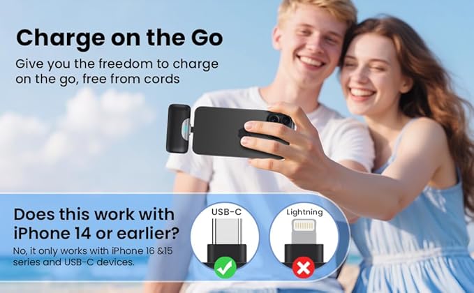 Mini Portable Charger for iPhone 17/16/15 Series, Upgraded 5500mAh PD Fast - Image 9