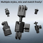Aluminum 360 Degree Rotation Camera Swivel Mount, Vertical Metal Bracket - Image 8