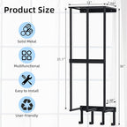 Camping Chair Wall Storage for Garage, Metal Camping Chair Storage Rack Wall - Image 5