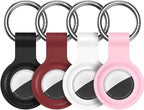 Compatible with AirTag Holder Case Keychain 4 Pack, - Image 9