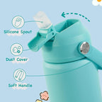 Kerilyn 12oz Kids Water Bottle 2 Pack, Stainless Steel Insulated Water Bottle - Image 3