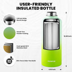RAYMYLO Insulated Water Bottle 87 oz, Triple Wall Vacuum Stainless Steel - Image 5